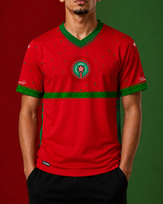 Red Mosaic - Morocco Jersey (2026WC Edition)