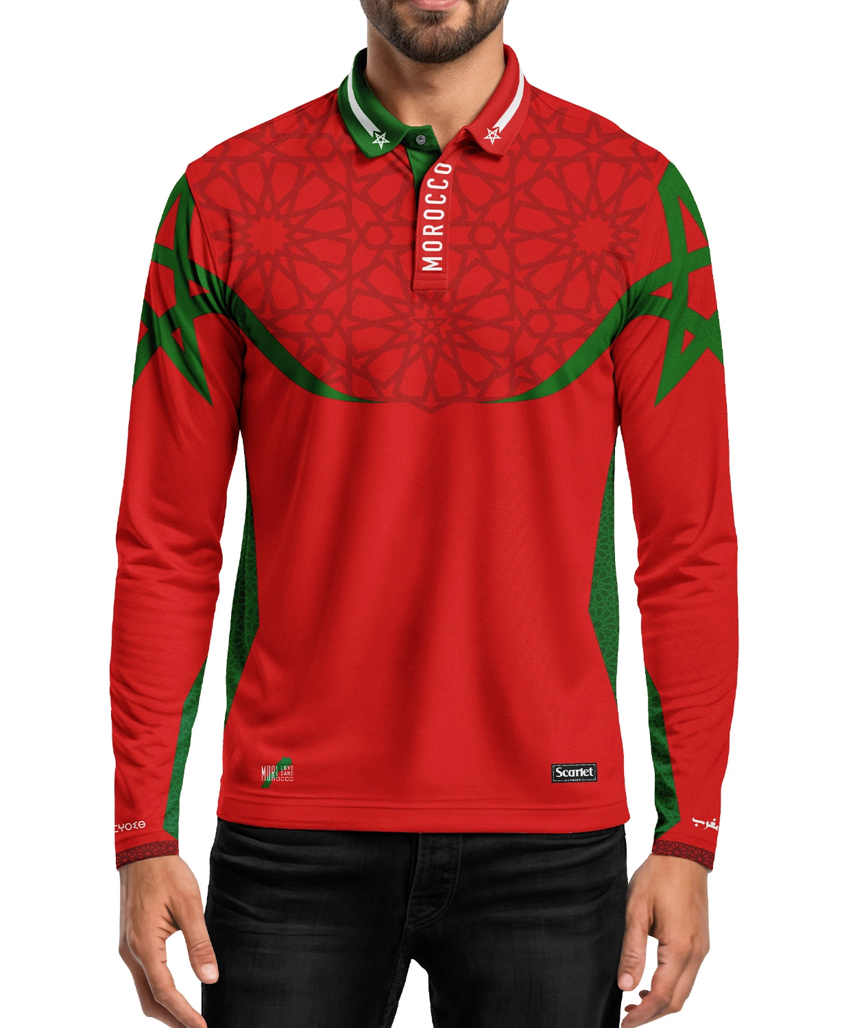 SCARLET POLO MOROCCO®️ -  Premium Quality 2025🇲🇦UNISEX